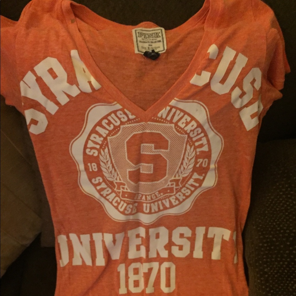 PINK Syracuse Orangeman short sleeve tee shirt